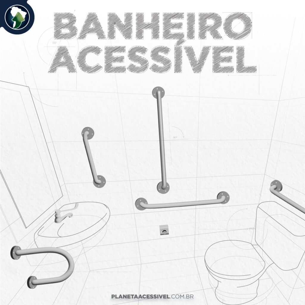 BANHEIRO ACESSÍVEL 10 X 80 X 1080